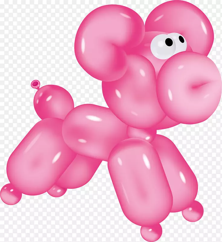 气球狗气球造型剪贴画材料气球造型