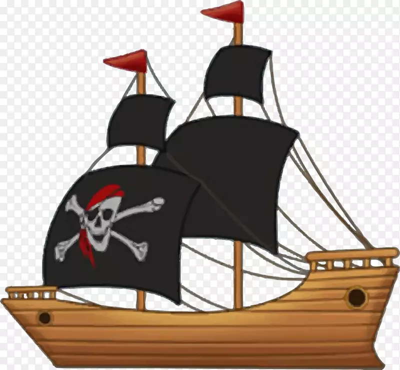 船舶海盗行为剪辑艺术-海盗船航行