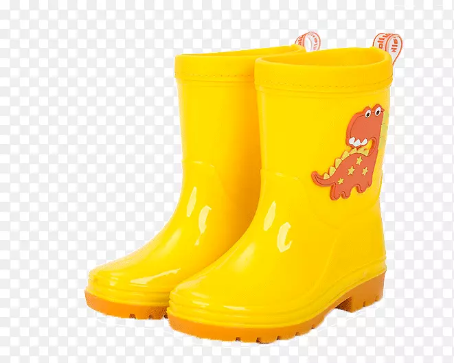 黄色惠灵顿靴童-儿童雨靴类