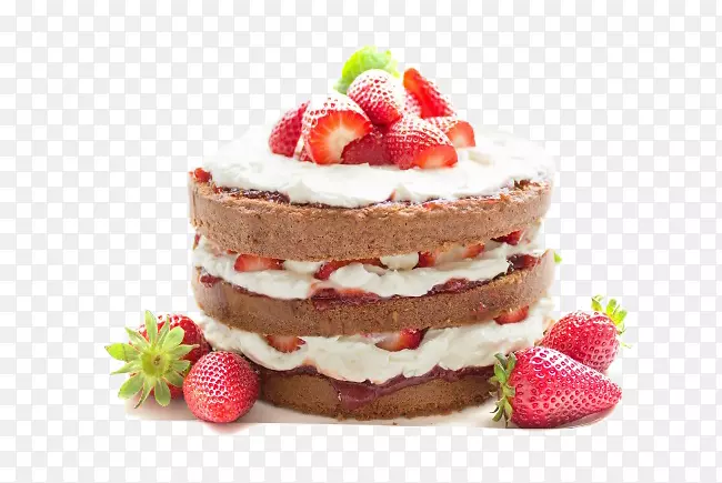 生日蛋糕草莓奶油蛋糕海绵蛋糕无拉草莓酸奶蛋糕