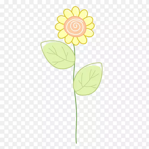 植物花瓣图-黄色向日葵花