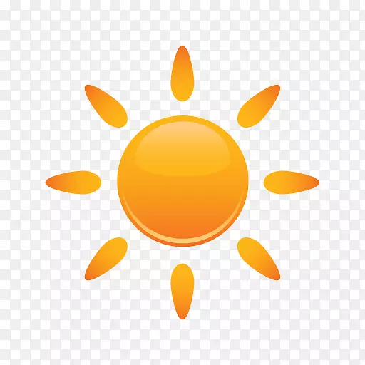 天气符号图标-太阳