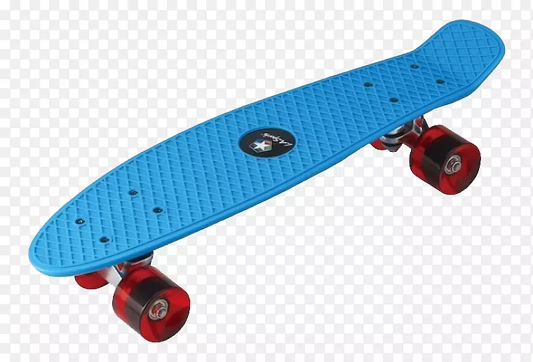 踢踏车滑板内置溜冰鞋-蓝色滑板车