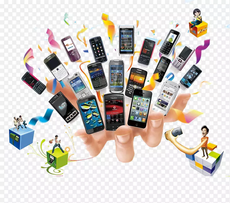手机智能手机广告海报-手机