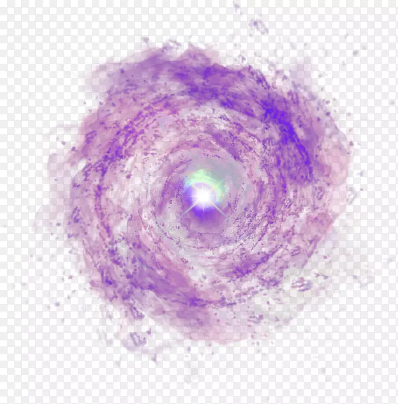 旋涡星系剪贴画-紫色效应