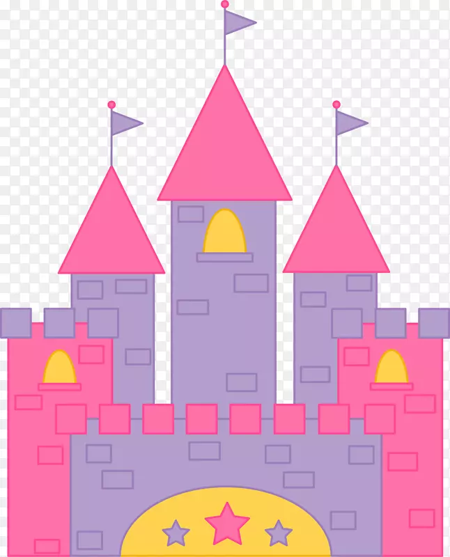 童话灰姑娘剪贴画-紫色公主剪贴画