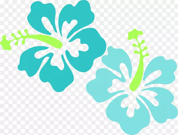 夏威夷美食插花艺术-夏威夷背景剪贴画