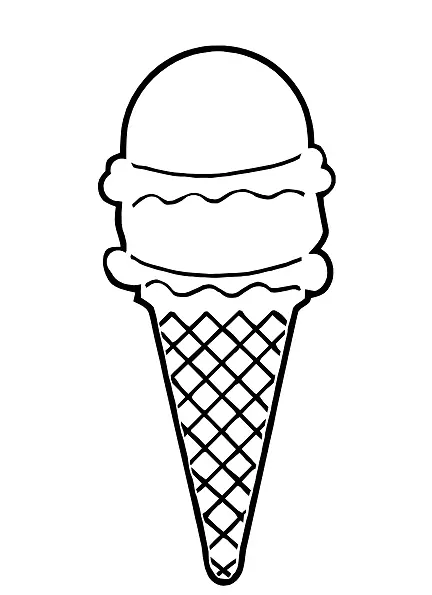 冰淇淋圆锥圣代剪贴画-冰淇淋剪贴画
