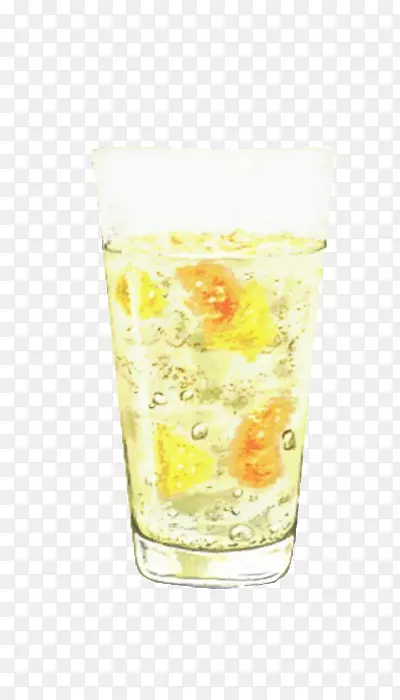 软饮料橙汁碳酸饮料柠檬水卡通菠萝汽水