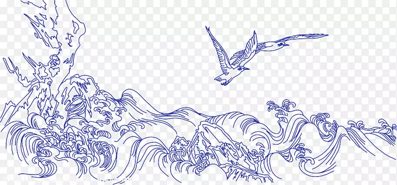 普通海鸥插图-卡通海鸥