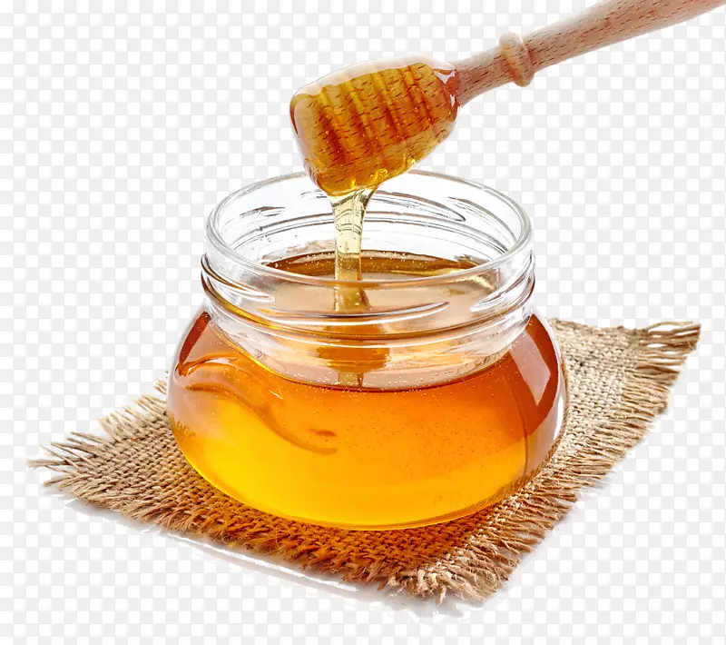 蜂蜜大蒜酱食品健康蜜蜂甜糖蜜蜂