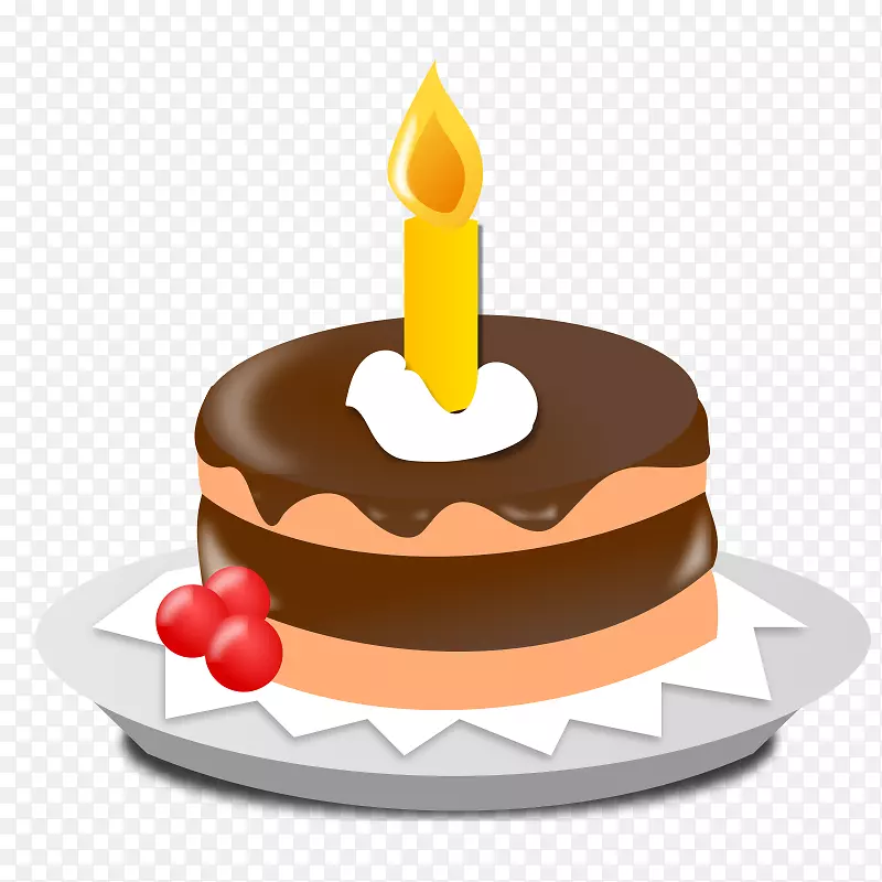 生日蛋糕纸杯蛋糕剪贴画生日蛋糕