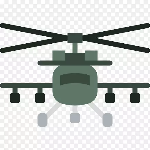 直升机可伸缩图形图标-直升机