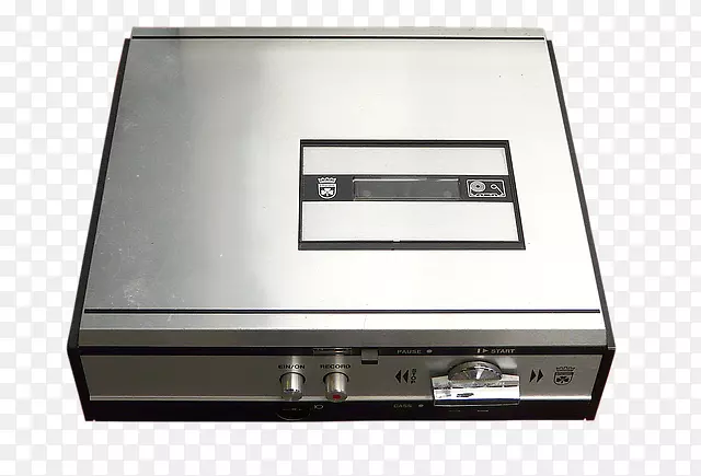 小型盒式磁带录音机.物理图盒式磁带录音机