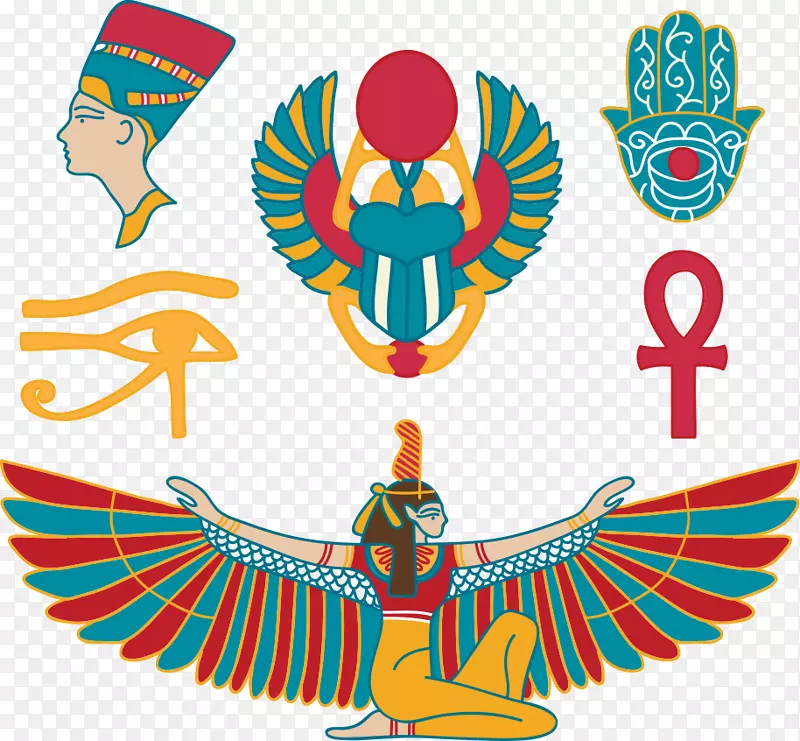 古埃及剪贴画.埃及元素