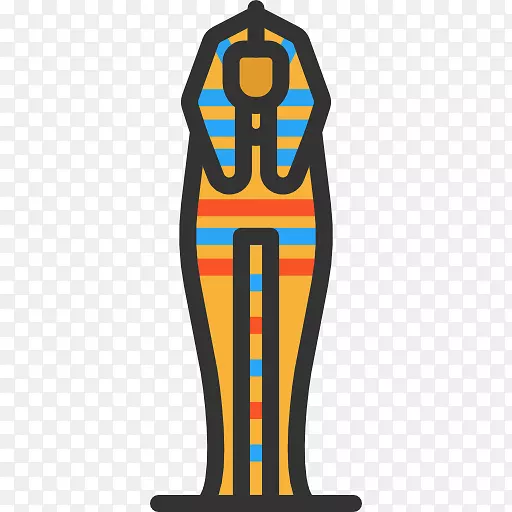 古埃及石棺图标-埃及
