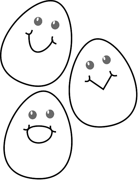 复活节兔子彩蛋剪贴画-彩蛋剪贴画