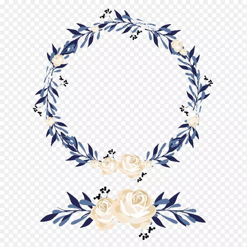 花水彩画-优雅的白玫瑰装饰戒指