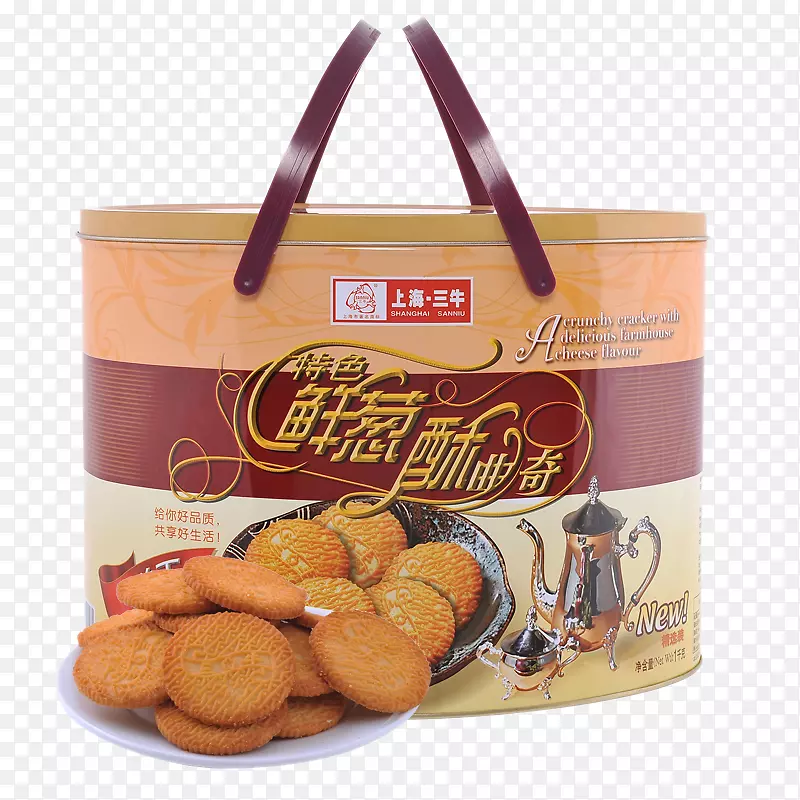 上海三牛食品有限公司小吃饼干-新鲜洋葱饼干