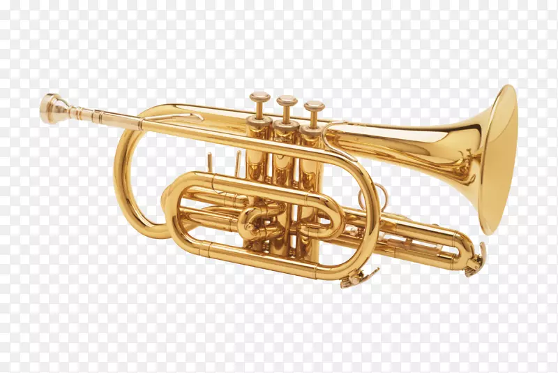 喇叭萨克斯管乐器-金色喇叭