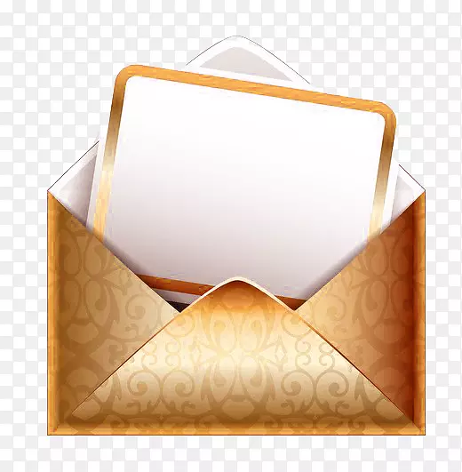 纸信封地址-黄金贵族创意信封