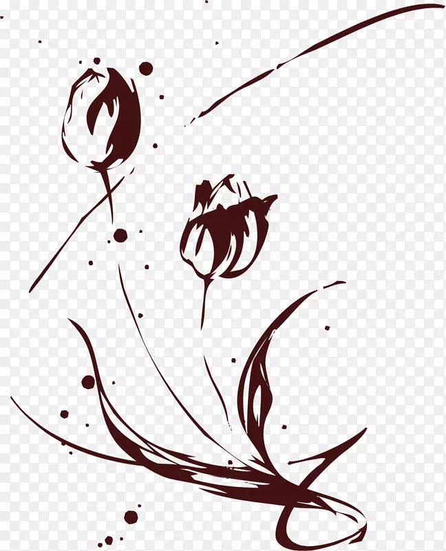 花卉插图-郁金香