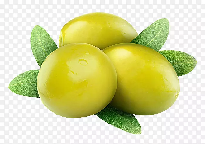 橄榄油希腊色拉原料摄影绿橄榄