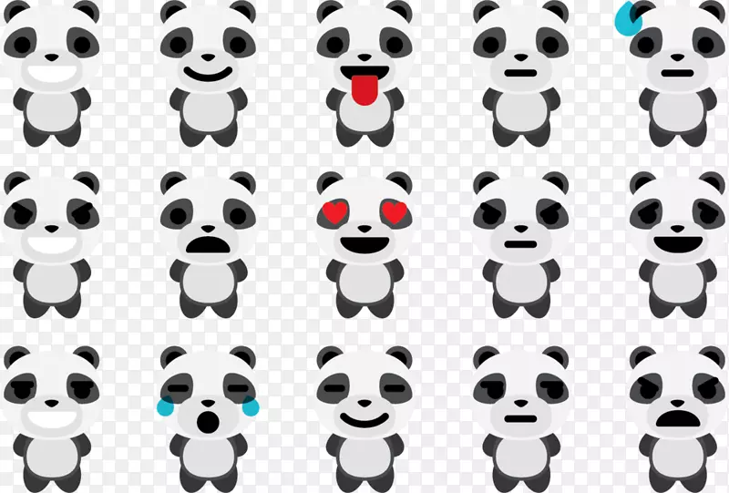 电话表情熊猫表情