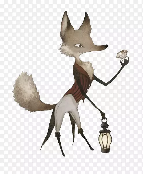 红狐胡须插图-先生。狐狸