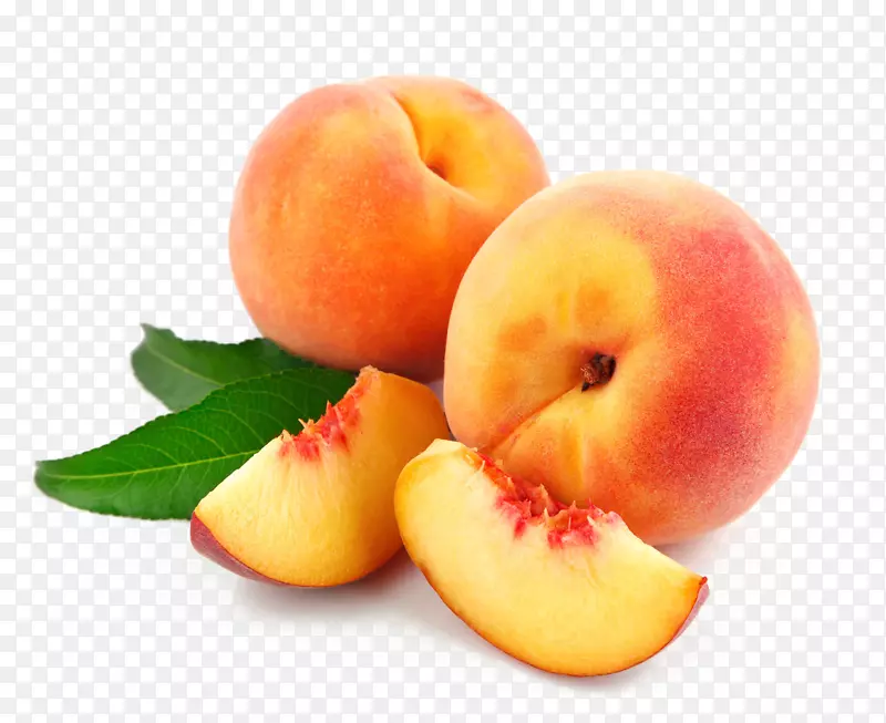 水果色拉桃子成熟夏季水果桃子