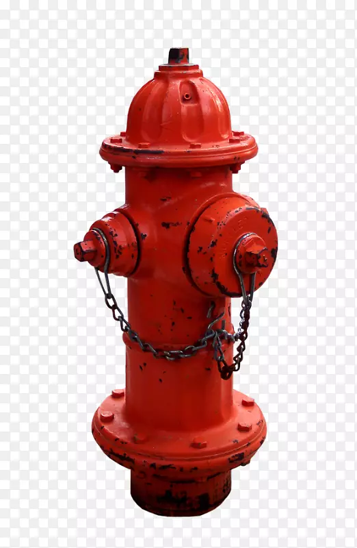 乌克兰消防栓消防队-红色消防栓