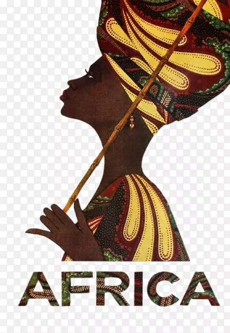 非洲AllPosters.com帆布印刷-非洲黑人妇女