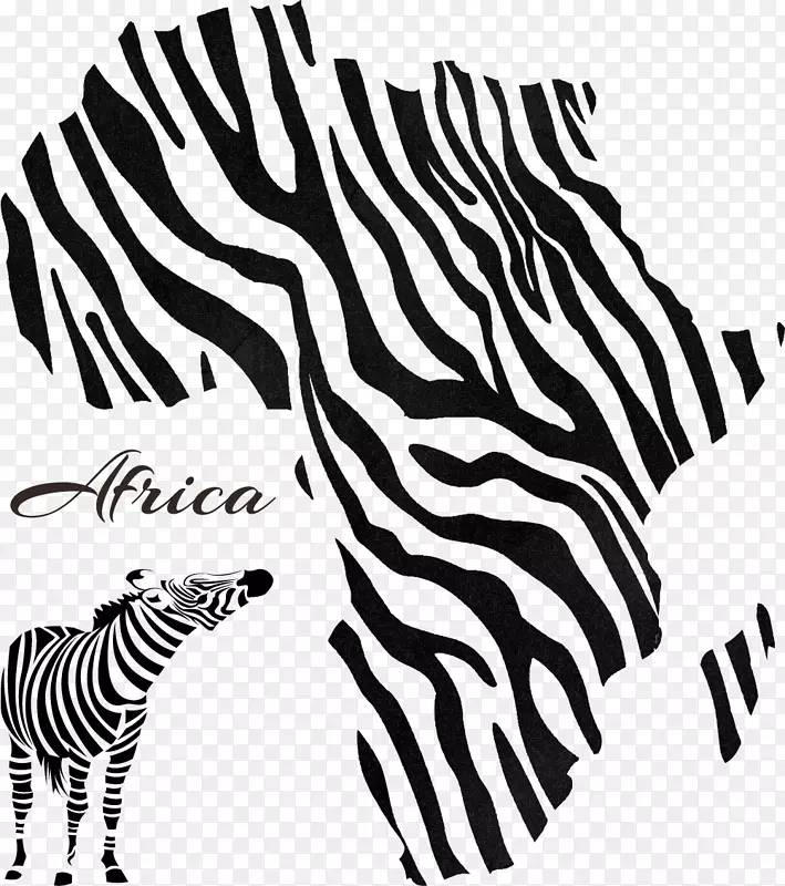 非洲下载剪贴画-斑马非洲