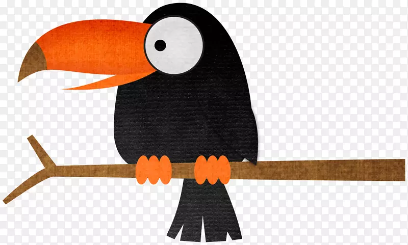 企鹅文字喙图-黑鹦鹉