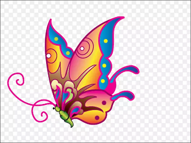 蝴蝶图案-颜色向导