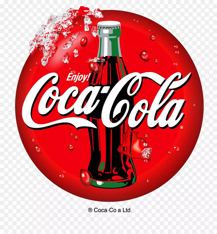 可口可乐公司，软饮料，饮食，可乐-载体，圆形图标，可口可乐