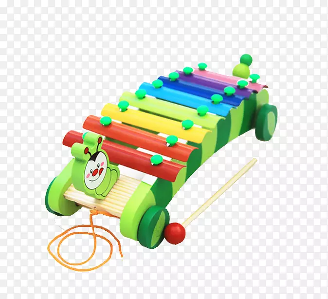 木琴玩具块儿童乐器毛毛虫木琴