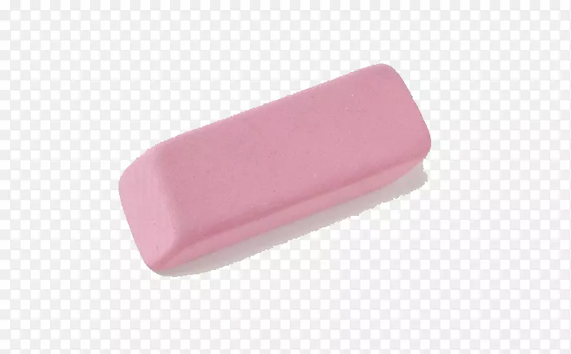 粉红长方形-粉红橡皮擦