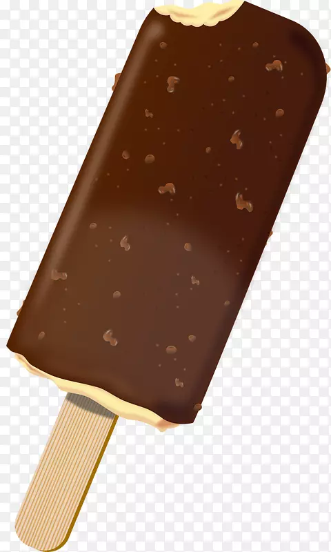 冰淇淋圆锥冰淇淋巧克力棒巧克力冰淇淋冷冻冰淇淋