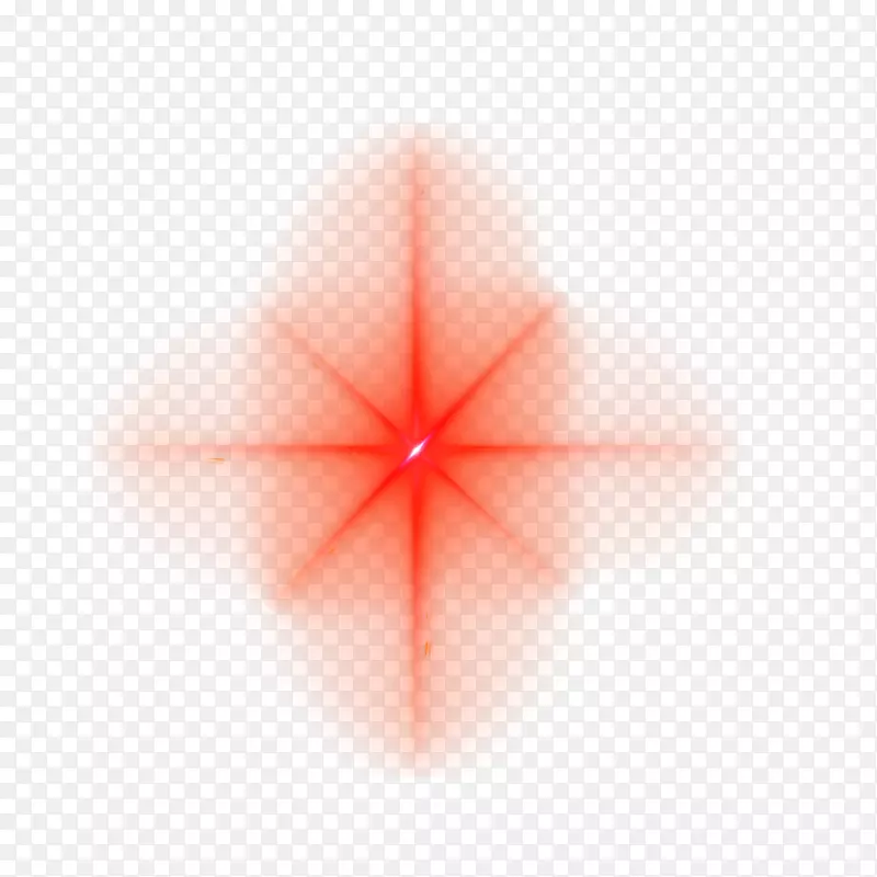 三角对称点图案-红星光效应