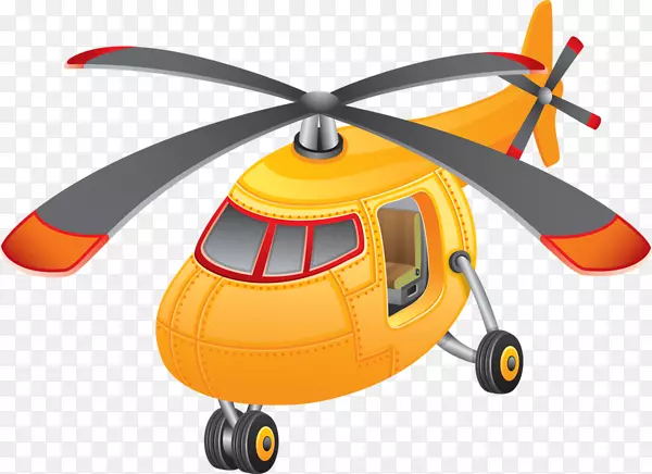 直升机飞机动画剪辑艺术-直升机