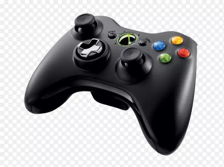 Xbox 360控制器Kinect视频游戏控制台游戏控制器-黑色游戏手柄