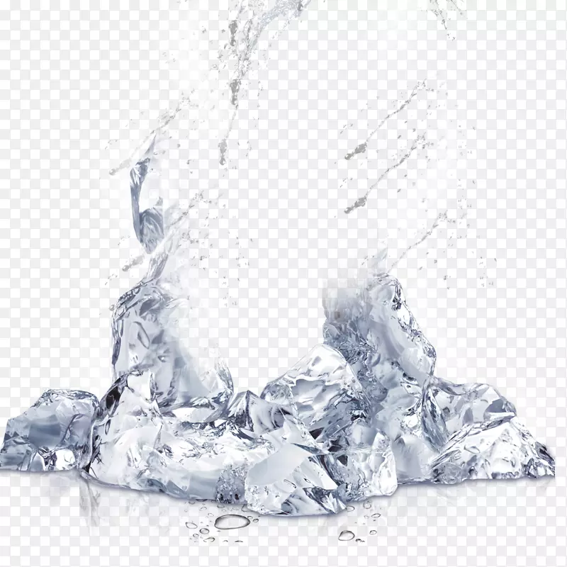 毛巾冰Xbox 1立方体-蓝色简单冰装饰图案