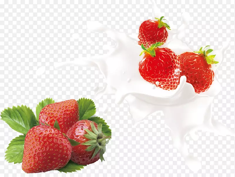 波斯科草莓果苹果草莓奶
