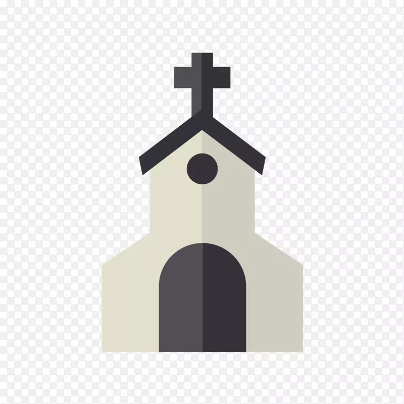 教堂标志-灰色教堂