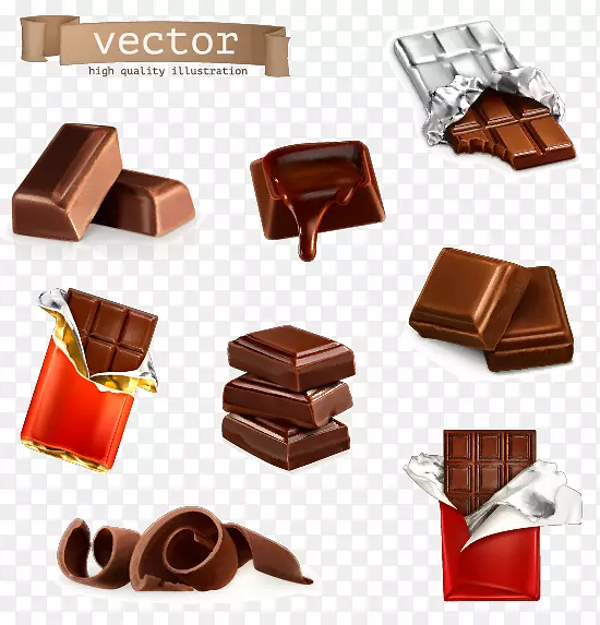 巧克力棒热巧克力糖果-巧克力