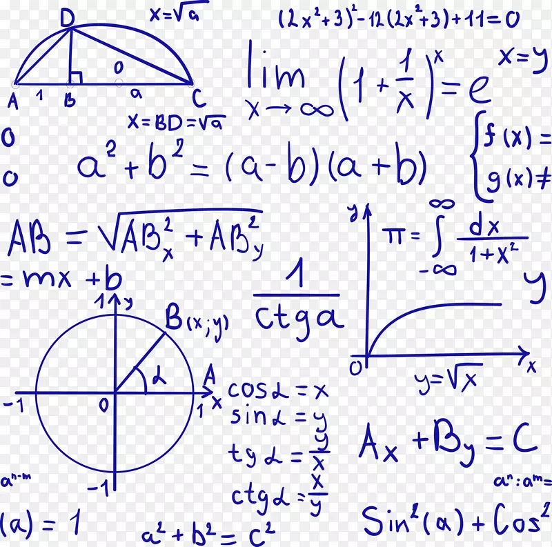 公式数学欧式求和图数学公式