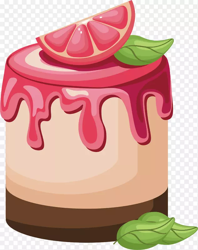 草莓奶油蛋糕托果蜜饯草莓果酱蛋糕