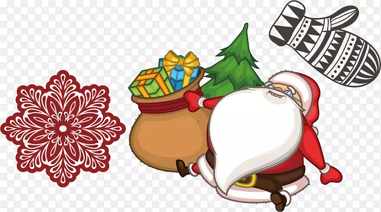 圣诞老人圣诞画动画-圣诞老人圣诞狂欢