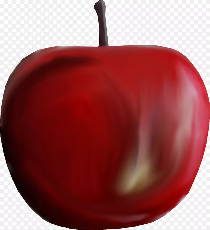 苹果-暗红色苹果材料自由拉